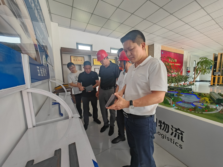 安徽省东超科技有限公司赴中铁物总华东资源科技有限公司参观考察